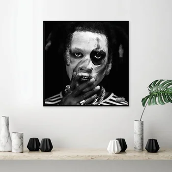 

Denzel Curry TA13OO Cover Poster 2018 Album Art silk painting Poster Home Decor 12x12 24x24inch