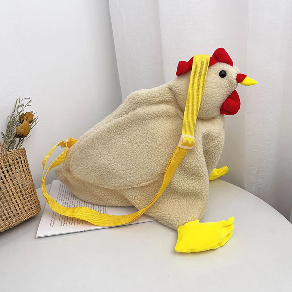 Bonita mochila de peluche ligera y realista con forma de animal, bolso Bonita mochila de peluche ligera y realista con forma de animal, bolso