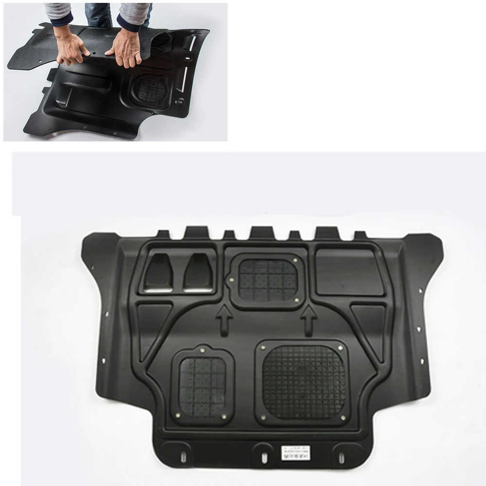 For Volkswagen Tiguan 2018 Under Engine Guard Board Splash Shield Mudguard Splasher Panel Car Chassis Mudapron Mud Fender Cover |