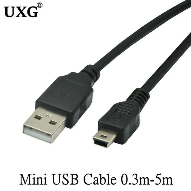 5M 3M 1.5M 0.3M Mini USB Cable Mini USB to USB Fast Data Charger