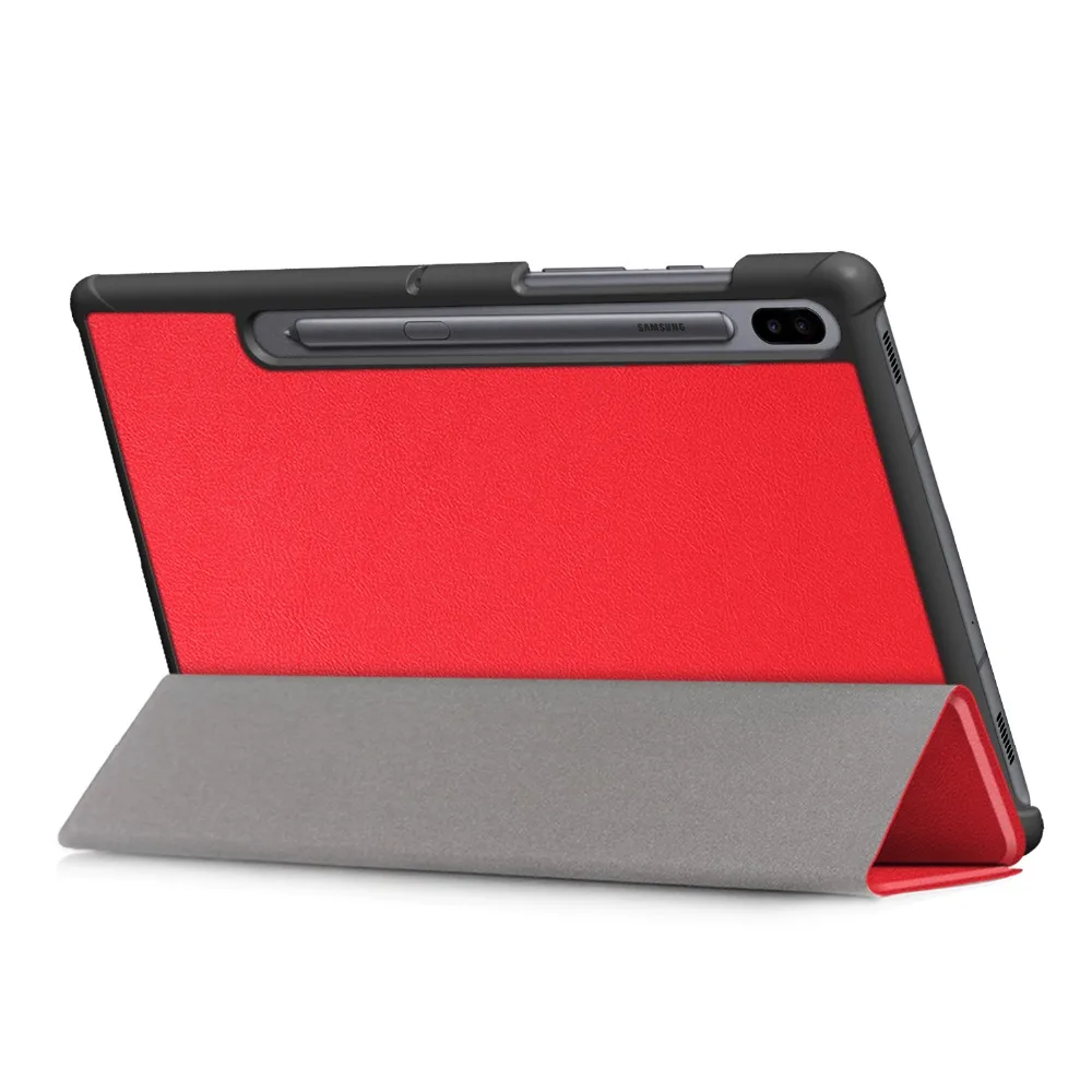 GLIGLE Тонкий чехол для samsung Galaxy Tab S6 10,5 SM-T860 SM-T865 чехол для samsung Tab S6 10,5 чехол+ стилус+ пленка для экрана