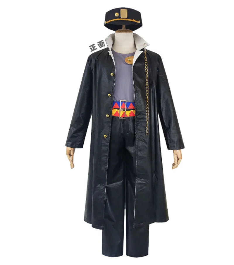 

JoJo's Bizarre Adventure cos Leone Abbacchio anime cosplay Cartoon woman man costume full Jacket + vest + belt + pants+ hat