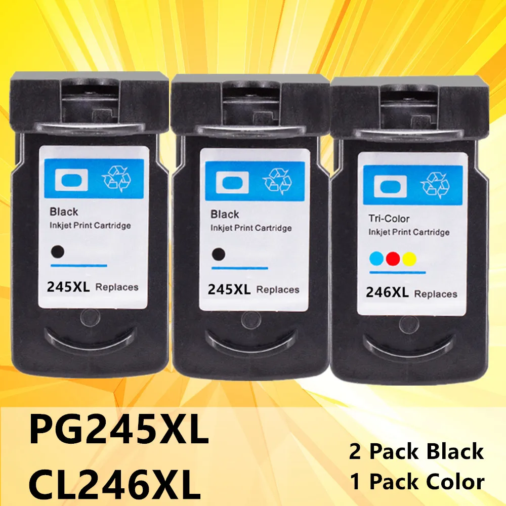 245XL 246XL PG245 XL PG245XL Совместимость CL246 чернильный картридж для Canon 245 246 MG2450 MG2520 MG2550 MG2920