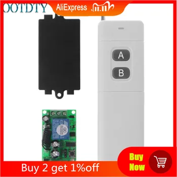

3000m Long Range DC 12V 2CH RF Wireless Remote Control Switch System 315 Mhz 2-Key Transmitter + Receiver