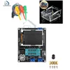 Russian English Version GM328A Transistor Tester LCR Diode Capacitance ESR Voltage Frequency Meter PWM DIY Kit with Case 1