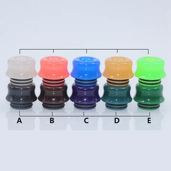 

810 Principal Color Resin Drip Tip 810 Mouth Dropper 1PCS Wide Bore Mouthpieces 810 Drip Tips