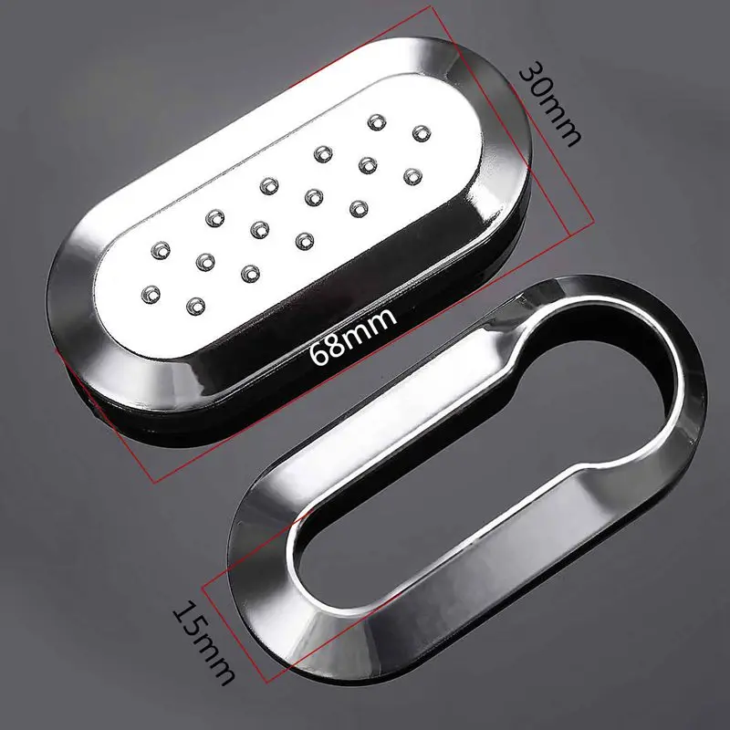 Чехол для ключа автомобиля защитный чехол серебристый пластик Fiat 500|Футляр