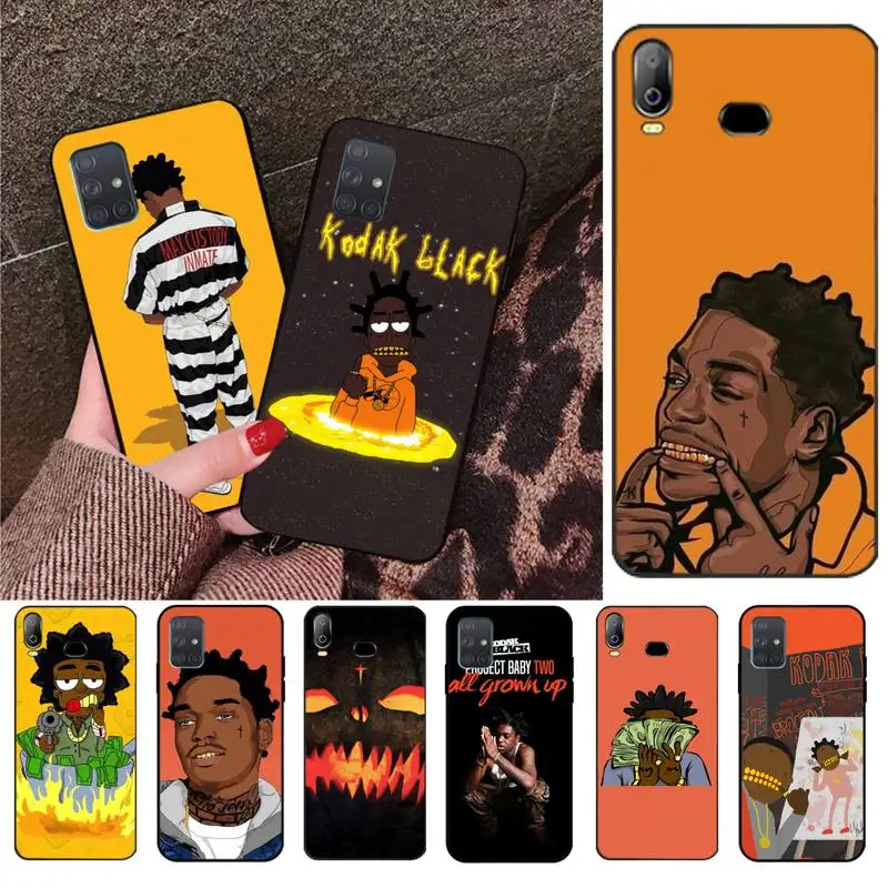 

CUTEWANAN Kodak Black Rapper Black TPU Soft Rubber Phone Cover For Samsung A10 A20 A30 A40 A50 A70 A71 A51 A6 A8 2018