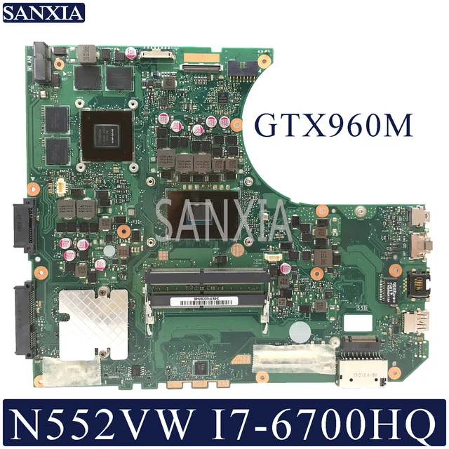 $US $266.00  KEFU N552VW Laptop motherboard for ASUS VivoBook Pro N552VW N552VX original mainboard HM170 I7-6700