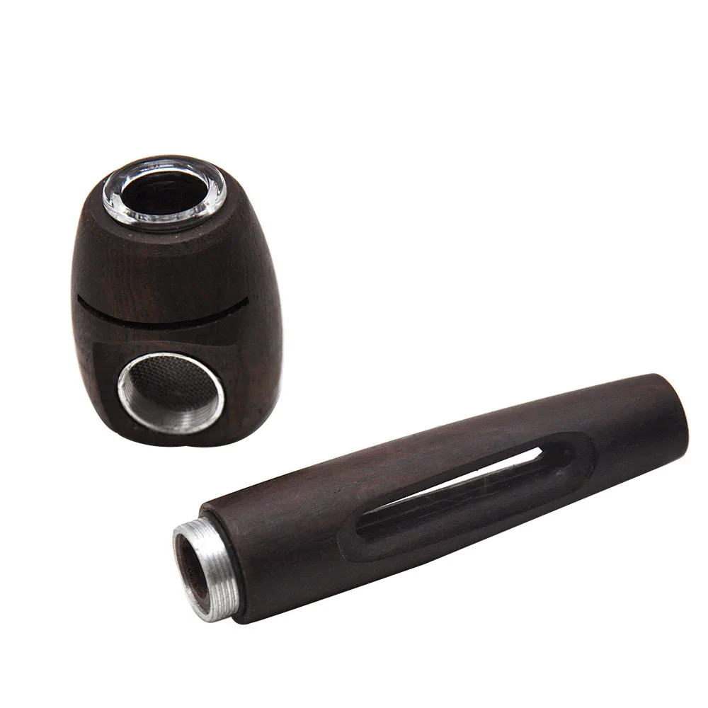 5# Gift Box Tobacco Pipe Sandalwood cigarette holder Glass Pipe Smoking Pipe Pipes Accessories Men's Gift