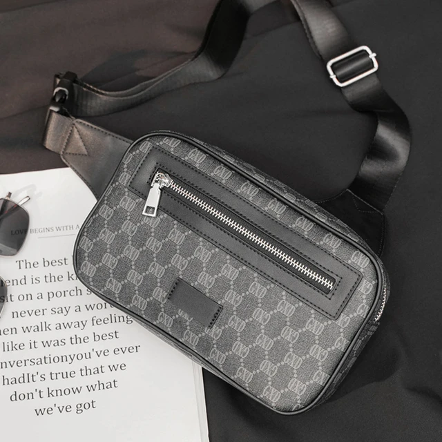 Fashion Designer Chest Bag Men Messenger Bag PU Leather Business Man Shoulder  Bag Hand Bags Mens Cross Body Bags Hand Bags - AliExpress