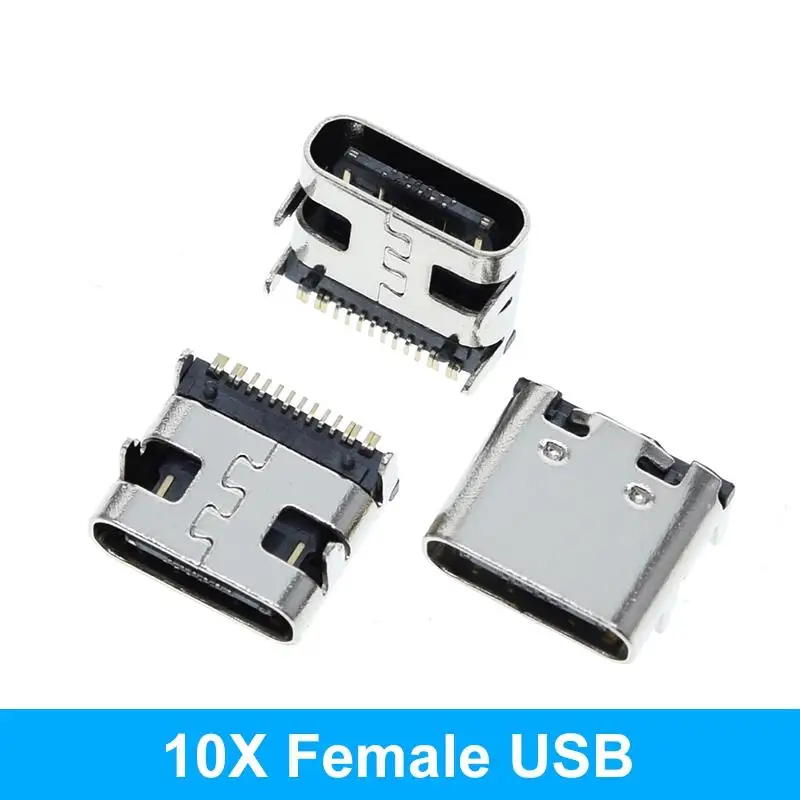 10X Female USB