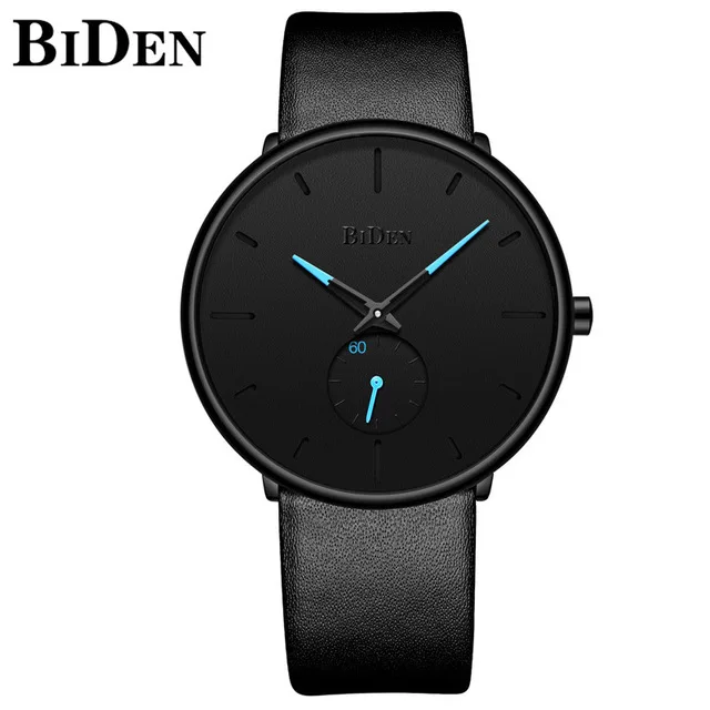 Reloj Hombre BIDEN Top Brand Luxury Men Watches Waterproof Ultra Thin Date Wrist Watch Male Mesh Strap Casual Quartz Clock - Цвет: Color 13