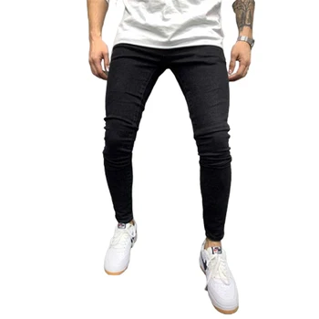 

2020 new men's jeans black classic fashion designer denim skinny jeans men's casual high-quality slim hip-hop high street jeans