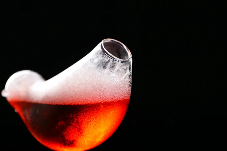 Бутылка для воды кофе интернет красный магазин креативная птица стеклянная чашка для вина бар копченая молекула Коктейльная чашка персональная Высокая чашка с изображением птиц