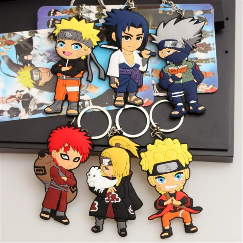 Популярная новая японская аниме Наруто брелок Kakashi Sasuke Gaara Deidara мультфильм кулон
