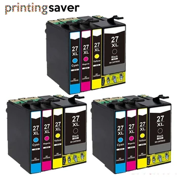 

12PCS 2711 2701 High Capacity compatible ink Cartridge for Epson WorkForce WF-7110 7610 7620 3620 3620 3640 printer 27 27XL