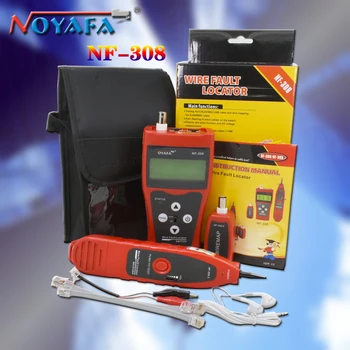 

Noyafa-NF308 Multipurpose LCD Display Network Telephone Wire Tracker Tracer BNC USB RJ11 RJ45 Cat5 Cat6 Lan Tester Tool Kit
