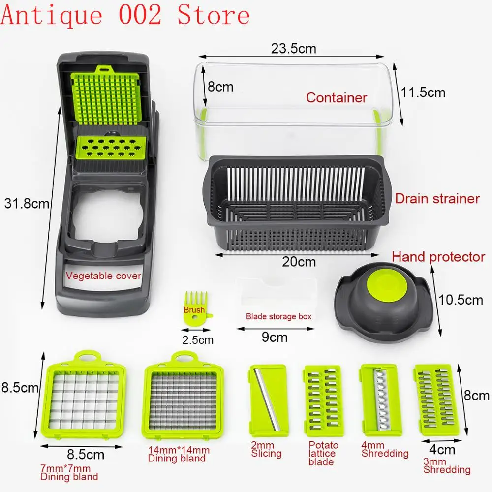 

Multi-Function Vegetable Cutting Machine Kitchen Accessories Fruit And Vegetable Slicer Potato Peeler Carrot Cheese Grater