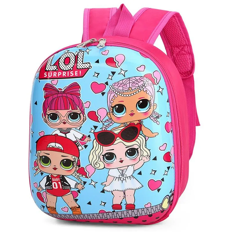 LoL Surprise Series Cute LoL Dolls Pattern Eggshell School Bag Backpack Kindergarten Travel Necessary Children Birthday Gifts