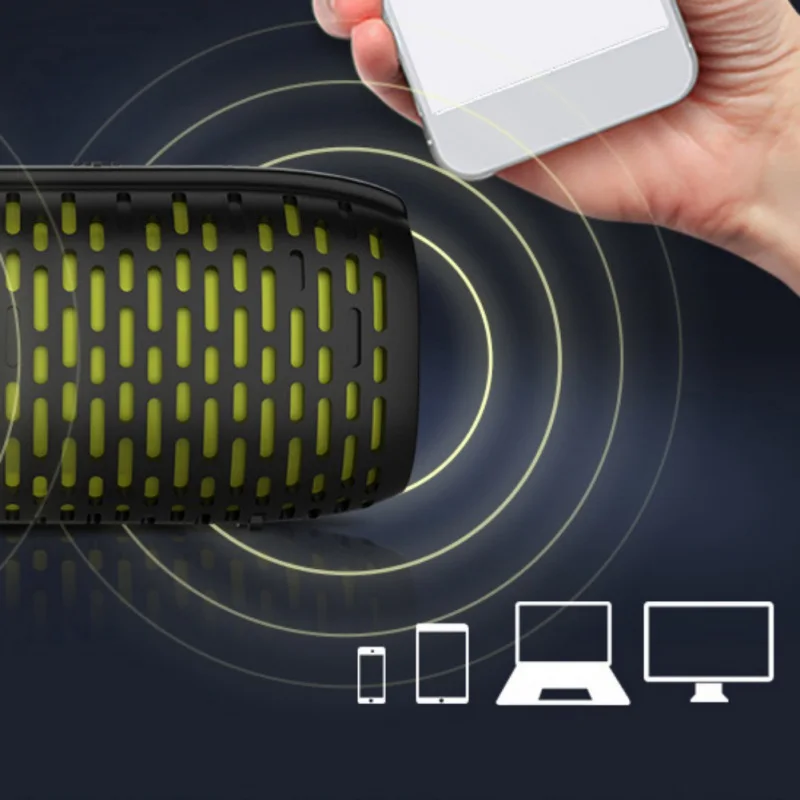 Музыкальный динамик для Bluetooth, портативный IPX4 водонепроницаемый противоударный Открытый беспроводной звуковой ящик для езды на велосипеде