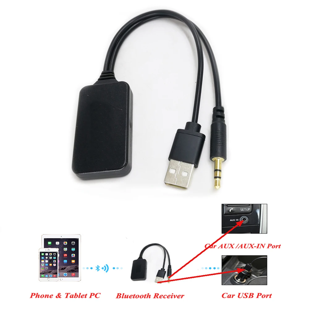 AUX USB Bluetooth receiver rere