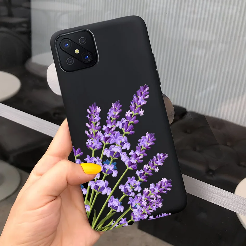 For OPPO Reno 4Z 5G Reno4Z CPH2065 Case Phone Cover Flower Cartoon Protective Bumper Funda Soft Coque For OPPO Reno4 Z A92s Etui