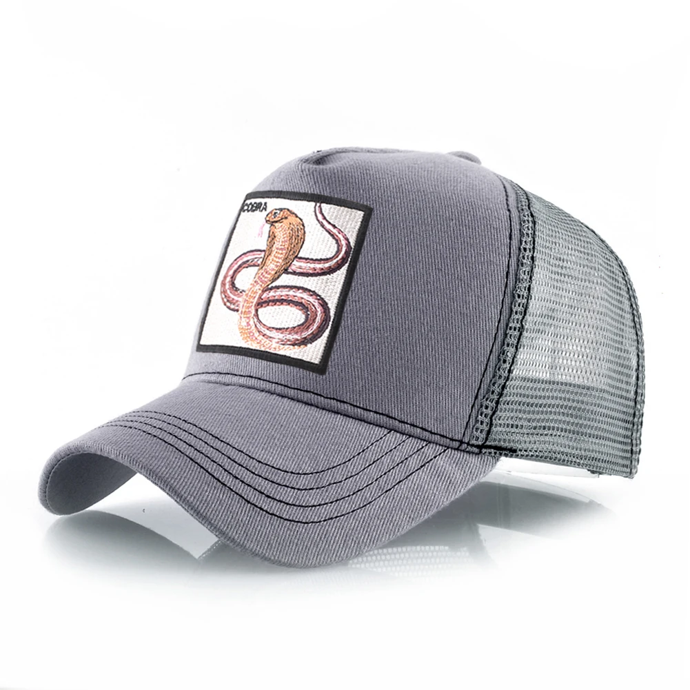 Unisex Trucker Cap Mit Cobra Stickerei Patch Hysterese Hip Hop Baseball Caps Männer Frauen Vier Jahreszeiten Casquette Mode Drake Hut – Detail 20