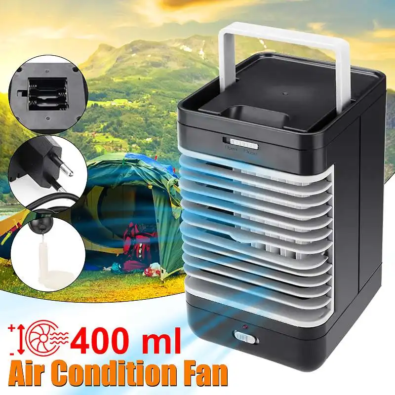 AC220V мини портативный кондиционер увлажнитель воздуха очиститель Настольный охлаждающий вентилятор воздушный охладитель черный вентилятор для кемпинга активного отдыха