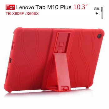 

2020 kids cover For Lenovo Tab M10 FHD Plus 10.3 inch case silicon kickstand Stand Case For lenovo tab10.3" TB-X606F TB-X606X