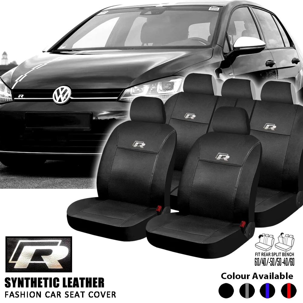 R Line Logo Auto Interior Accessories Universal Car Seat Cover For Volkswagen  Golf 4 5 6 7 Polo Jetta Bora Passat Tiguan - Automobiles Seat Covers -  AliExpress