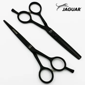 

5.5/6 Inch Professional Hairdressing Scissors Set Cutting+Thinning Barber Shears High Quality Personality Black Styles