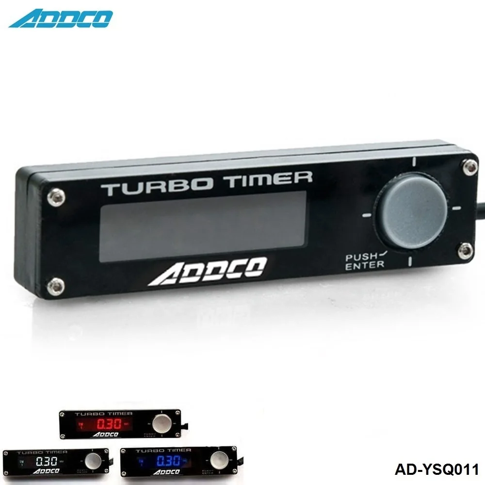 ADDCO гоночный автомобиль Таймер Новый 3 цвета светодиодный цифровой дисплей турбо