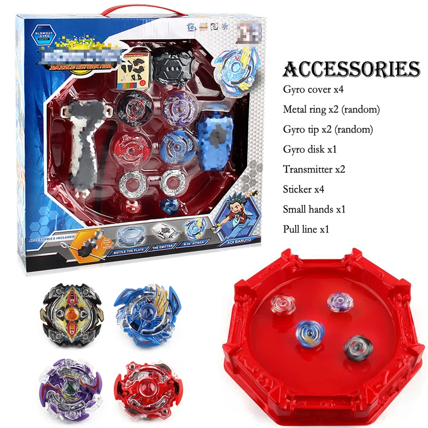 

Original Box Beyblades Burst For Sale Metal Fusion 4D BB807D With Launcher and arena Spinning Top Set Kids Game Toys