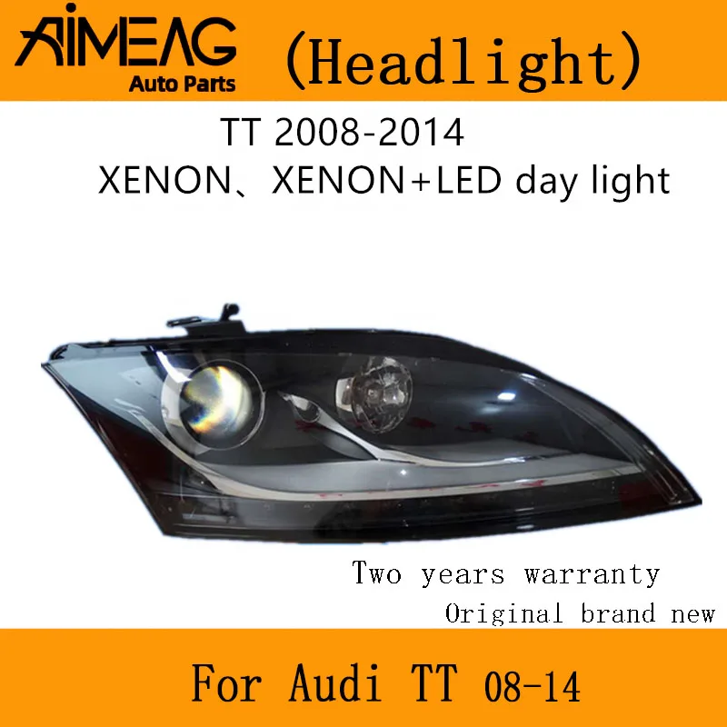 Сделано для 08-14 Audi TT налобный фонарь в сборе заводской грыжи Дневной светильник светодиодный высокий соответствующий головной светильник