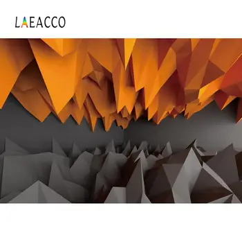 

Laeacco Fantasy Abstract Pattern Orange Black Color Unique 3D Carbon Pattern Photo Background Photography Backdrop Photo Studio