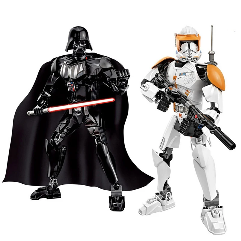 

17Style high quality Star War The Last Jedi Buildable Action Figure Rey Kylo Ren Luke Skywalker Building Block Toys For children