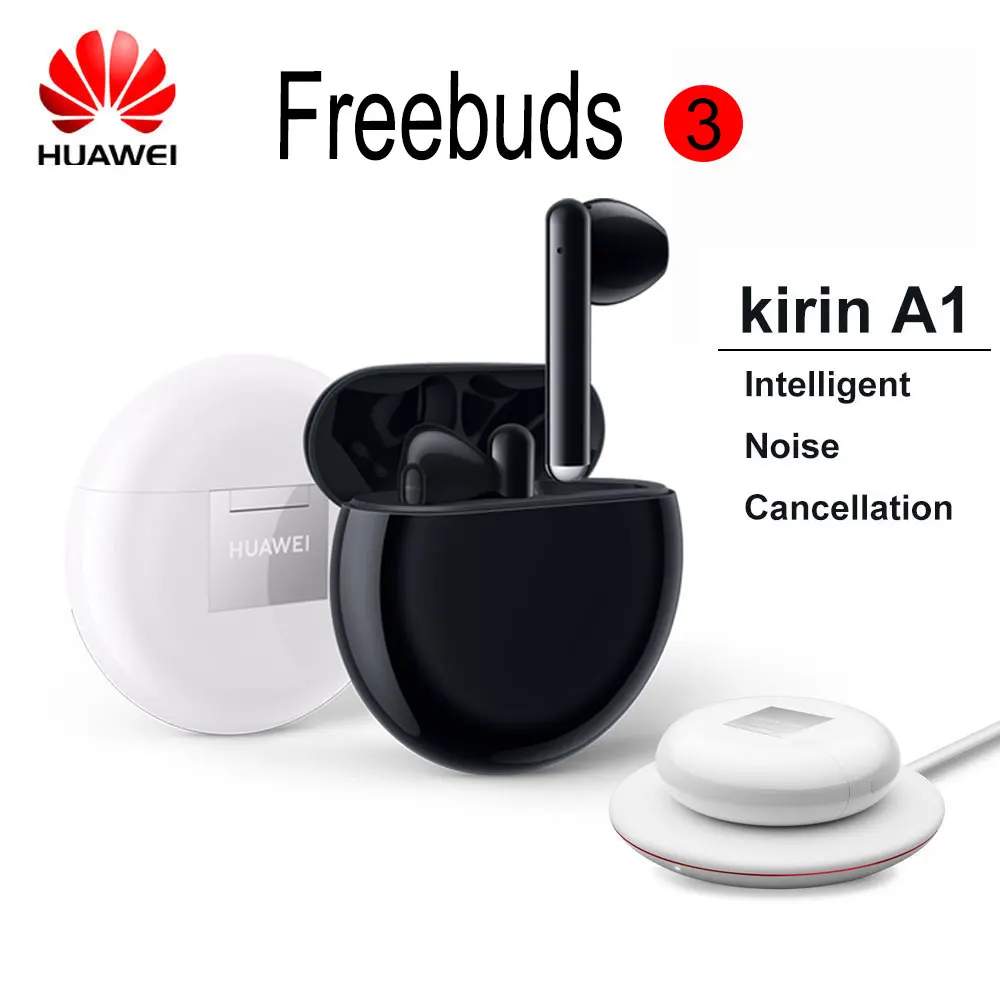 HUAWEI FreeBuds 3 TWS наушники Bluetooth двойной режим 5,1 беспроводная гарнитура Kirin A1 Ture Беспроводные Наушники быстрая зарядка