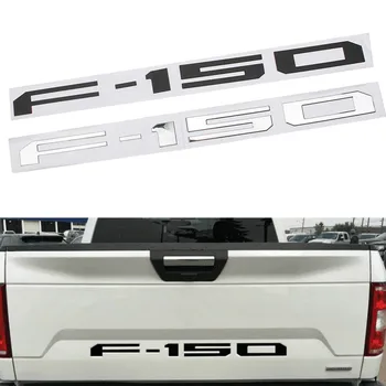 

3D ABS F150 F-150 Letter Badge Emblem Car Rear Trunk Groove Tailgate Emblem Sticker For Ford F150 F-150 2018-2019 Pickup Truck