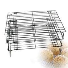 Фирменная Новинка и высокое качество 3-х уровневая стекируемые торт подставка стойка для выпечки три Слои Пособия по кулинарии выпечки лоток