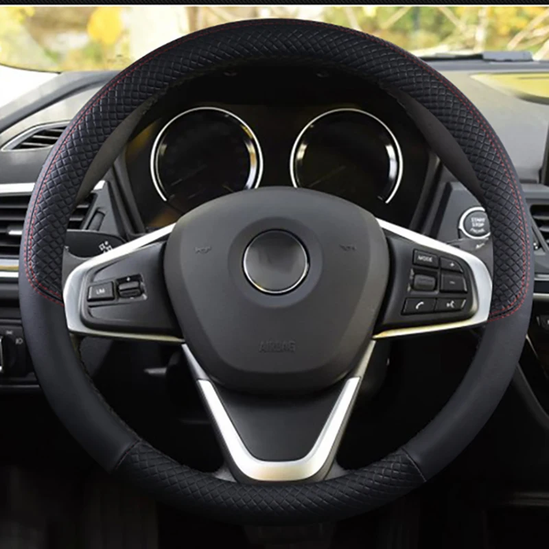 Coprivolante Per Auto In Pelle Pu Per Bmw X3 E83 E91 E92 E93 E87 F25 G01 F97 Cubre Volante Cuero Accessori Auto Di Alta Qualità