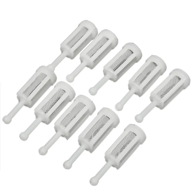 

10Pcs Plastic Gravity Typ Spray Filter Pot Diameter 11Mm Total Length 36Mm Can Adapt To The Majority Of Solvent