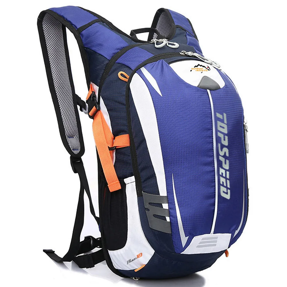 Наружная спортивная сумка 18л, водонепроницаемый велосипедный рюкзак, велосипедный рюкзак, рюкзак для езды на велосипеде, рюкзак для бега, Рюкзак Для Езды - Цвет: Blue