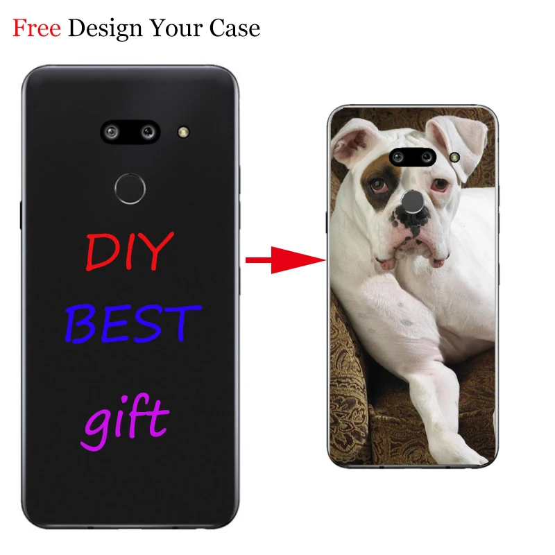 Мягкий силиконовый чехол из ТПУ для телефона LG G8 G8s G4 G5 G6 G7 thinq сделай сам фото имя