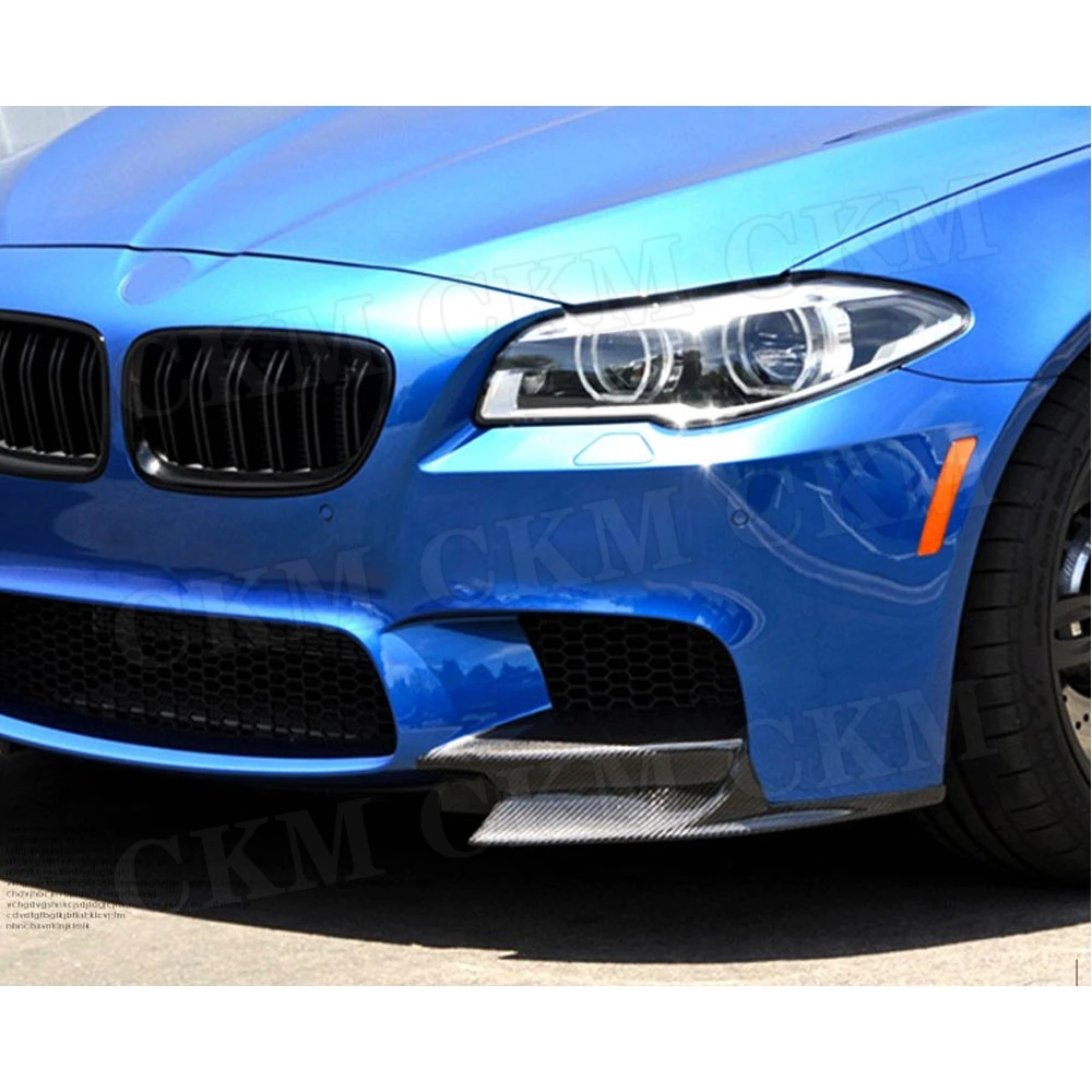 5 серий передние разветвители для губ из углеродного волокна фартуки BMW F10 M5