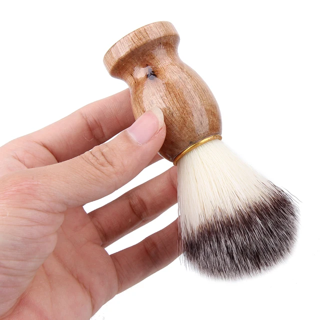 Badger Hair Men's Shaving Brush Barber Salon Men Facial Beard Cleaning 5