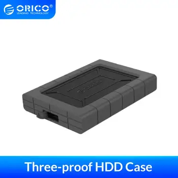 

ORICO USB3.1 GEN1 Type-C HDD Enclosure 10Gbps 2.5 inch HDD/SSD Case Outdoor Waterproof Shockproof and Dustproof Hard Disk Box