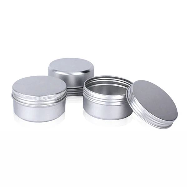 

12 Pack 80Ml Tins Containers Tea Aluminum Box Round Metal Lip Balm Balm Storage Box Jar Containers With Screw Cap For Lip