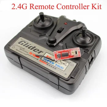 

1Set Glider Model 2.4G Remote Controller Kit 80meter Control Distance Transmitter+Receiving Board for RC Aircraft Car Boat Parts
