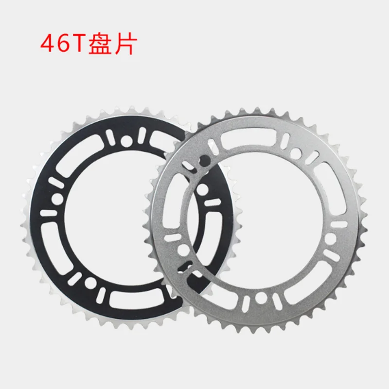 Bike Chainring Single Speed Fixed Gear Road Bike Track Folding Bicycle 130 BCD Fixie  39/44/46T/48T/53T 1/2X1/8